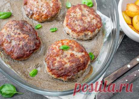 Рецепт &quot;Стейков бедняка&quot; в грибном соусе на Вкусном Блоге