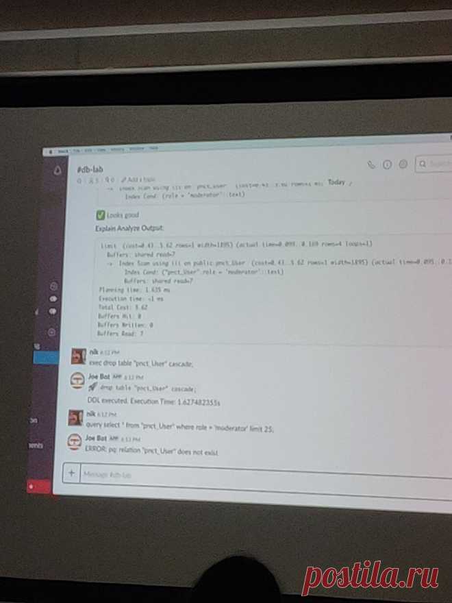 using #Slack as #sql #client ... #DevOps #developers