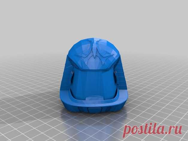 Battle Star Galactica Colonial viper Helmet by Jace1969 An old file from my Pepakura making days that I discovered in Pepakura Designer you can export to .OBJ and in 