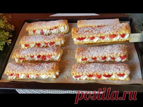Десерт за 5 минут! Вы будете поражены! супер вкусно. Легкие десерты. #асмр