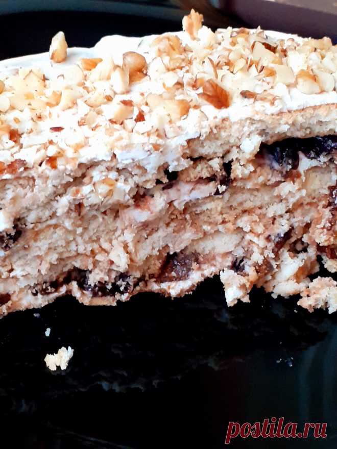 Торт без выпечки за 15 минут 