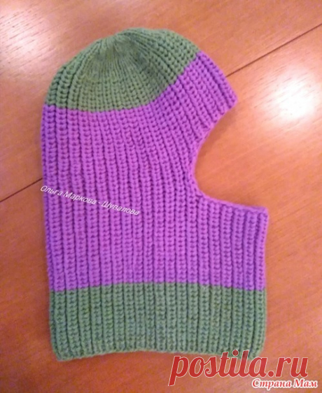 Балаклава для девочки 2. Спицы. - Страна Мам