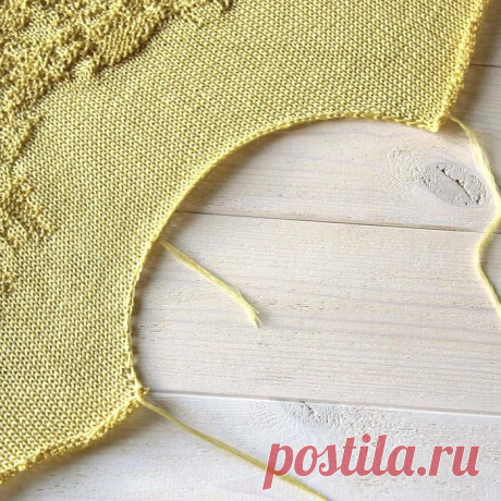 Устранение ступенек от закрытия петель группами. Автор: belka_handmade