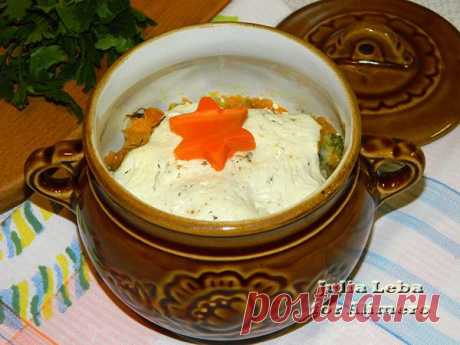 Гусь в горшочках