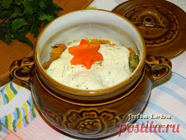 Гусь в горшочках
