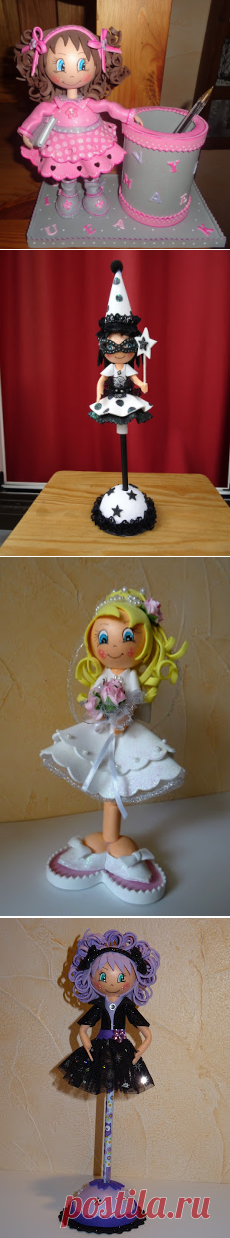 Fofuchas GiGimousse: fofuchas crayon