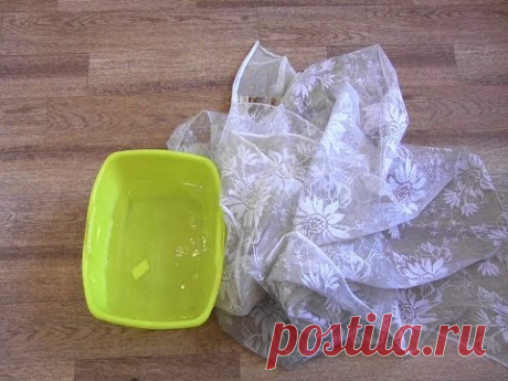 Как отстирать КУХОННУЮ ТЮЛЬ от жирных пятен