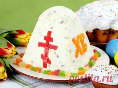 Творожная пасха с ягодами