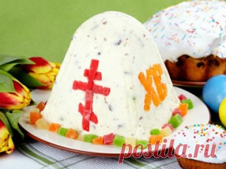 Творожная пасха с ягодами