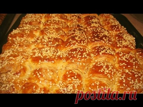 Пексемет.Турецкая выпечка к завтраку.Peksemet Tarifi. - YouTube