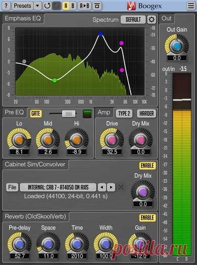 Guitar Amplifier and Cabinet Plugin [VST, AU, AAX] - Boogex | Voxengo
