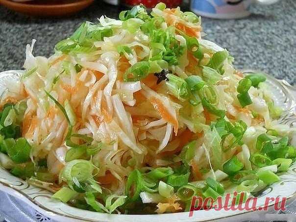 Как приготовить остренькая капуста быстрого приготовления.  - рецепт, ингредиенты и фотографии