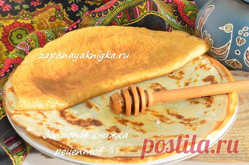 Блины на кефире рецепты | Записная книжка рецептов Анюты