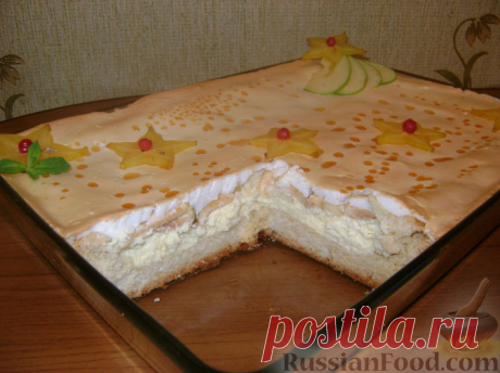Королевский пирог (с яблоками и творогом). Мастер-класс.