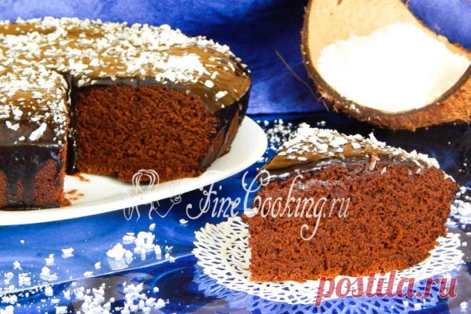Шоколадно-кокосовый пирог.