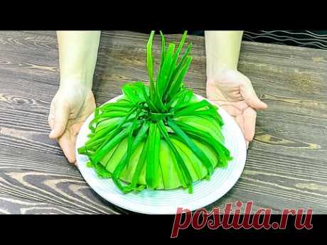 Роскошный САЛАТ на Праздничный и Новогодний стол! Оригинальное  оформление салата МИМОЗА на праздник