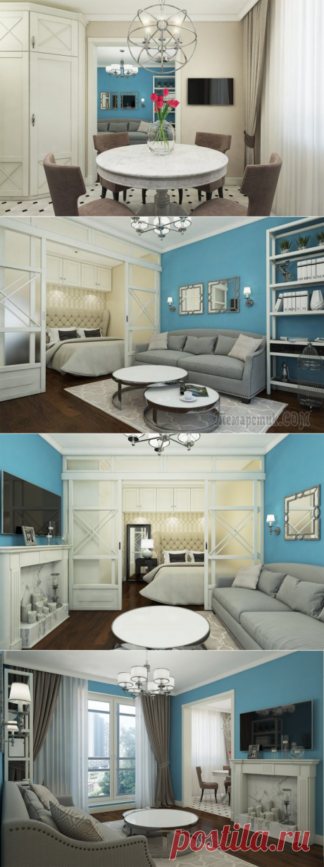 Дизайн студии в классическом стиле