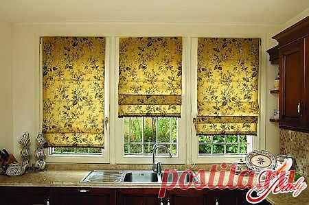 Шторы для кухни своими руками: этапы пошива