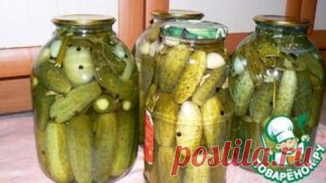Огурцы маринованные без стерилизации "Просто, быстро, вкусно" - кулинарный рецепт