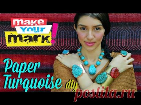 How to: Paper Turquoise