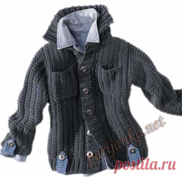 ЖАКЕТ ДЛЯ МАЛЬЧИКА ОТ PHILDAR, СПИЦАМИ1