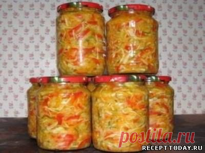 Рецепт: Салаты из овощей на зиму