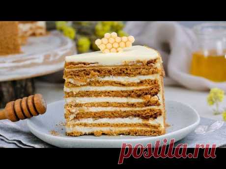 Торт Карамельный Медовик 🍯 самый нежный и вкусный медовый тортик Honey Cake Medovik tort 🎂 Рецепт