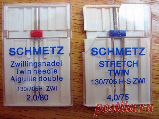 ЗАЧЕМ нужна двойная игла для швейной машины Мастер-класс - Рукоделие