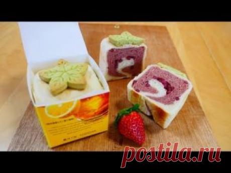 Strawberry Bread Cube 四角いいちごパン(柿ではない)