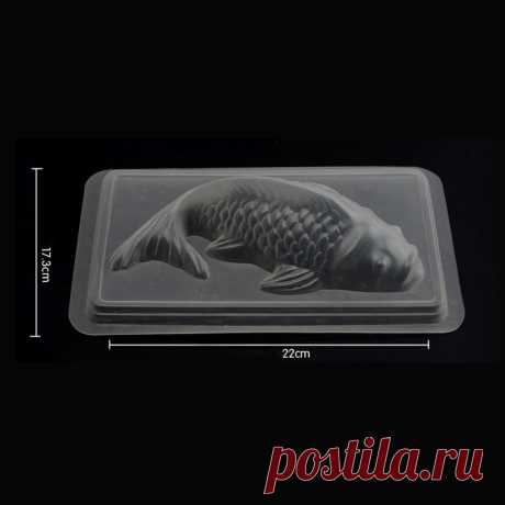 DIY 3D кои рыба торт шоколад плесень плесень желе ручной работы – купить по низким ценам в интернет-магазине Joom