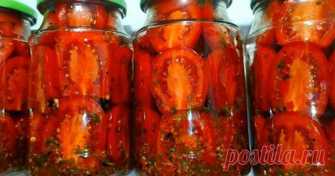 Маринованные помидоры половинками «Армянчики» на зиму - Будет вкусно