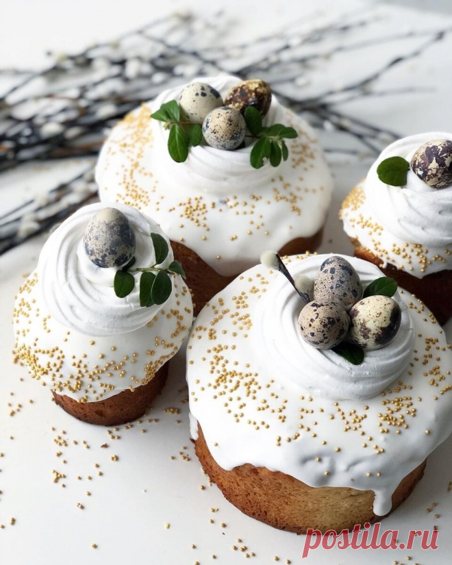 Готовимся к Пасхе: Рецепты самых вкусных куличей + интересные идеи для их декора. | Красота Рукодельная | Яндекс Дзен