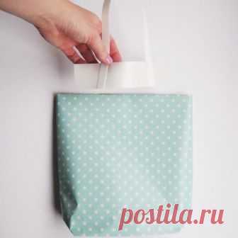 Подарочный пакет за пять минут — Сделай сам, идеи для творчества - DIY Ideas