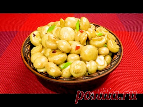 Маринованные шампиньоны за 5 минут  Быстрая закуска на праздничный стол