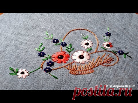 Beautiful Flowers Bouquet Embroidery,Birthday bouquet,Secrets of Embroidery-26,Embroidery, #Miss_A