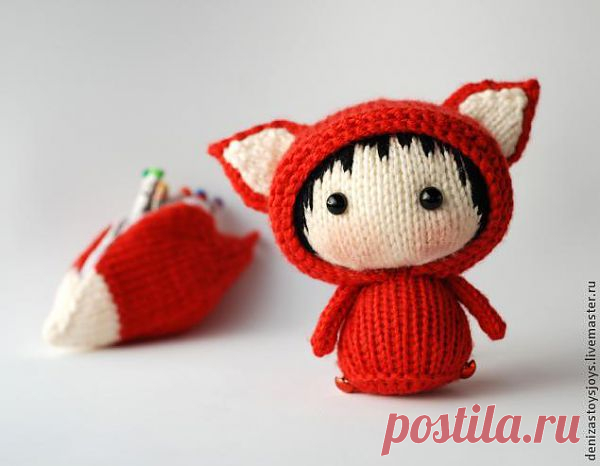 Создание игрушек. Как я вяжу тонкие детали на носочных спицах. - Ярмарка Мастеров - ручная работа, handmade