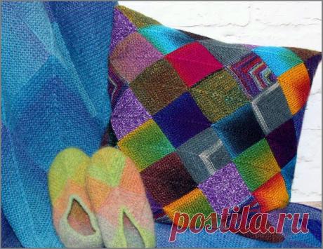 Вязаный пэчворк. Подборка шикарных работ | Красота Рукодельная | Яндекс Дзен