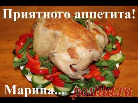 ВКУСНАЯ ЦЕЛАЯ КУРИЦА В МУЛЬТИВАРКЕ, ОЧЕНЬ ВКУСНЫЙ РЕЦЕПТ КУРИЦЫ, КУРИЦА ЗАПЕЧЕННАЯ В РУКАВЕ #КУРИЦА