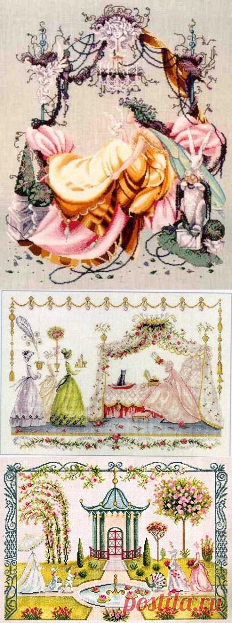 Утонченное-вышивки крестом