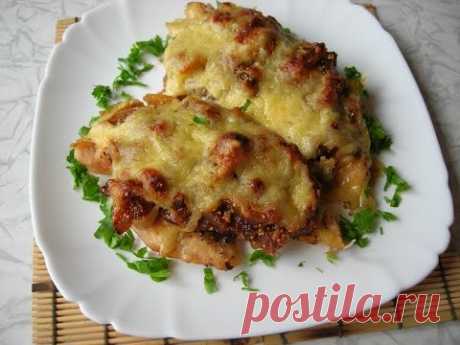 Куриные грудки с инжиром