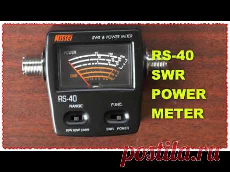 NISSEI RS-40 SWR мощность рации и КСВ антенны VHF  UHF