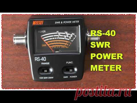NISSEI RS-40 SWR мощность рации и КСВ антенны VHF  UHF