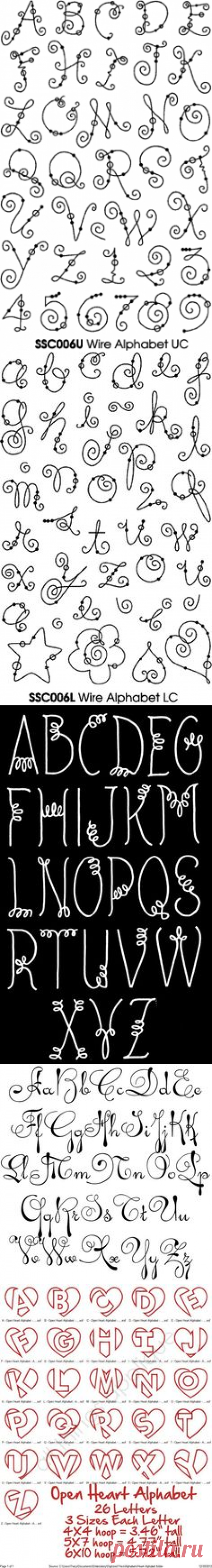 (11) wire alphabet | alambre