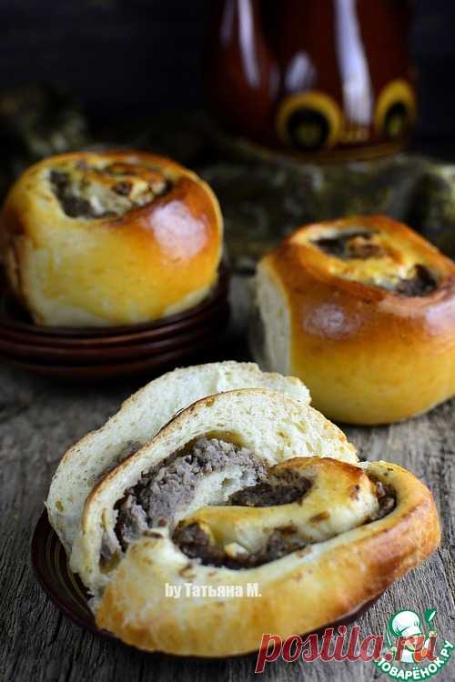 Сытный разборный пирог с начинкой - кулинарный рецепт