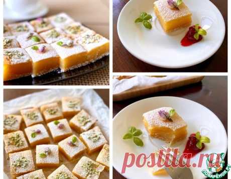 Лимонные квадратики – кулинарный рецепт