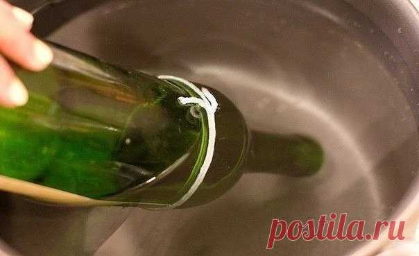 Аккуратно, быстро и легко разрезаем бутылку для декора — Сделай сам, идеи для творчества - DIY Ideas