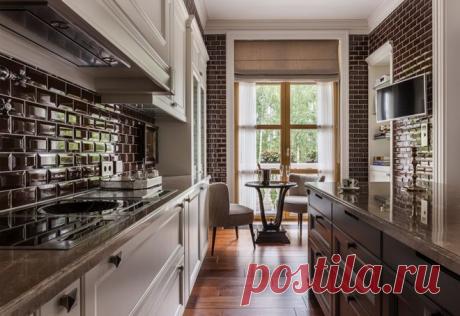 Houzz тур: Квартира в Сколково с мрамором и зеркалами