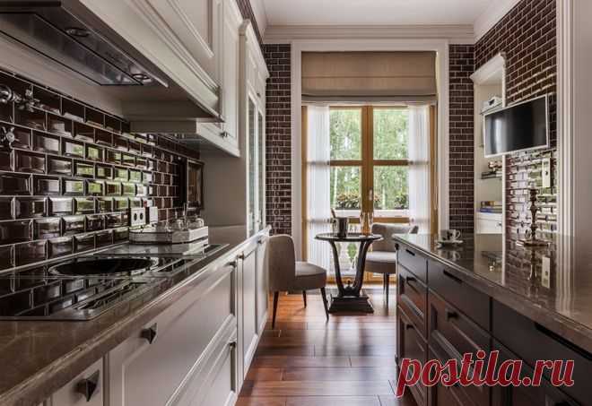Houzz тур: Квартира в Сколково с мрамором и зеркалами