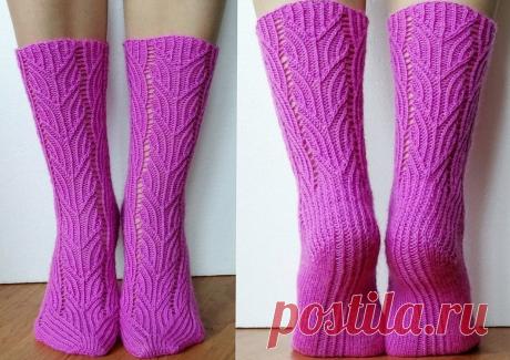 Ногам тепло, душе отрада: подборка ажурных носочков спицами | Paradosik_Handmade | Яндекс Дзен