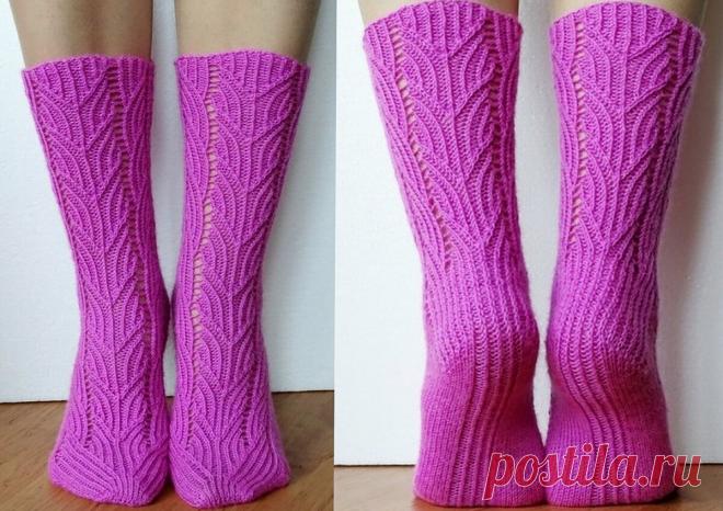 Ногам тепло, душе отрада: подборка ажурных носочков спицами | Paradosik_Handmade | Яндекс Дзен